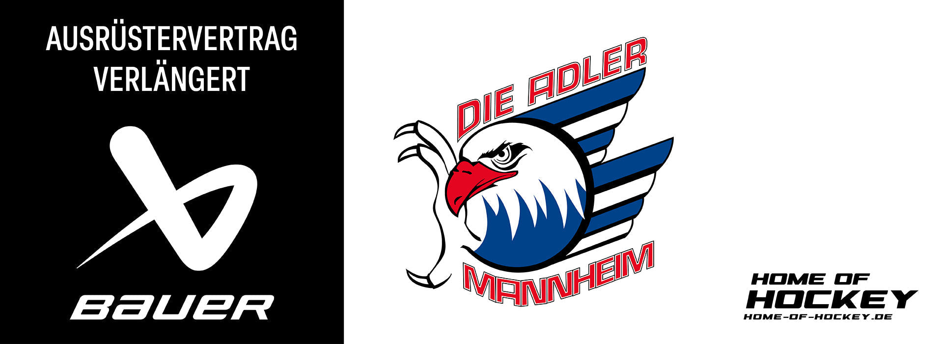 Schanner Eishockeyartikel und die Adler Mannheim verlängern ihre Partnerschaft langfristig