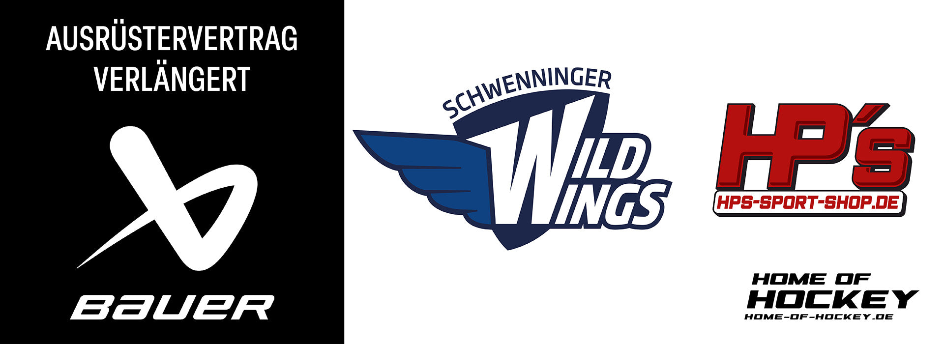 Schanner Eishockeyartikel und die Schwenninger WILD WINGS verlängern Ausrüstervertrag