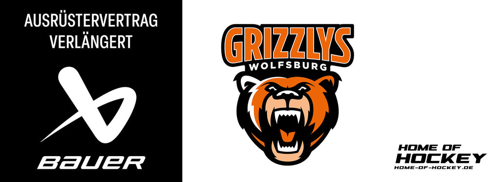 Schanner Eishockeyartikel und die Grizzlys Wolfsburg verlängern Zusammenarbeit langfristig
