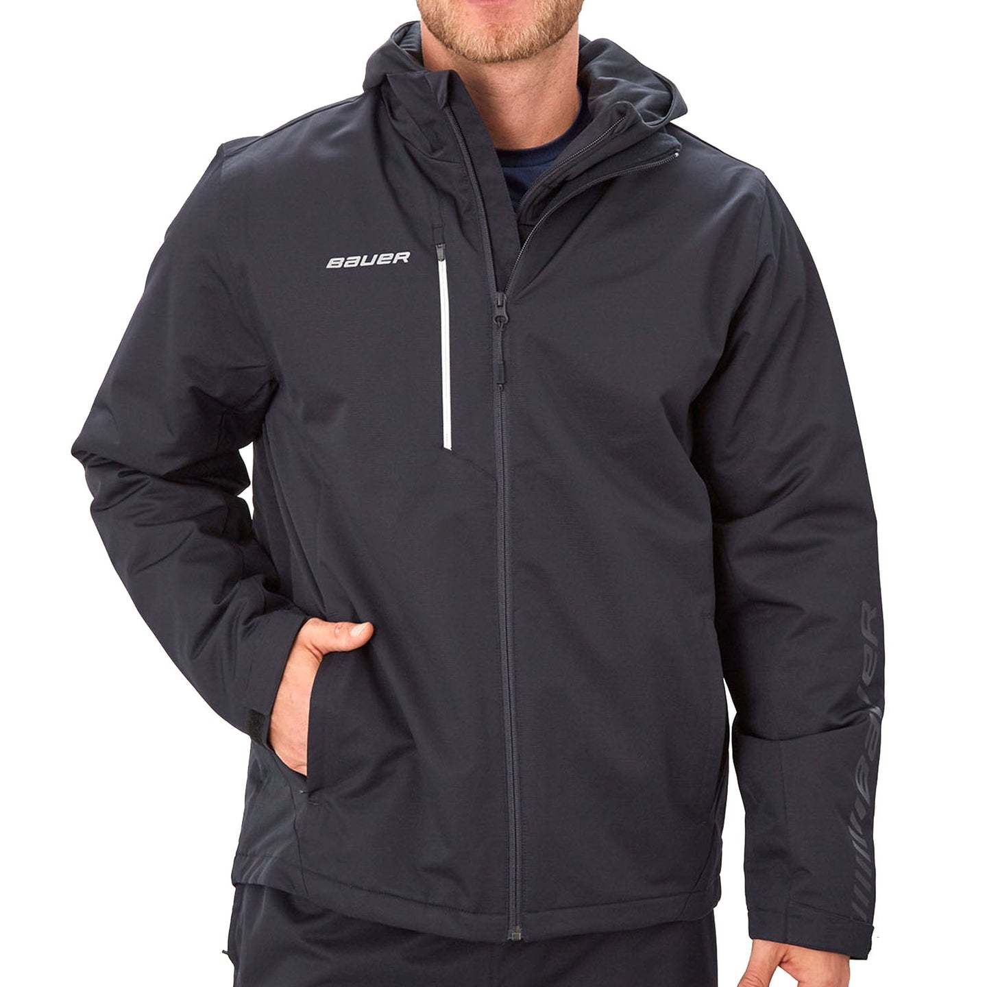 BAUER Midweight Jacke Supreme - schwarz - Sr.