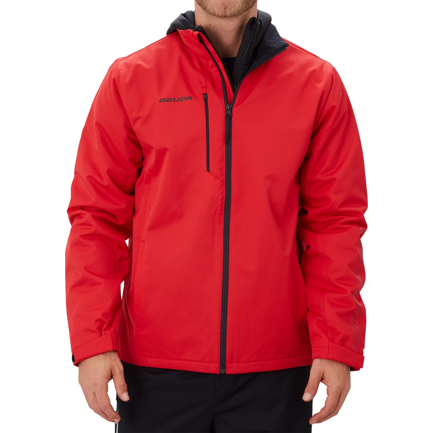 BAUER Midweight Jacke Supreme - rot - Yth.