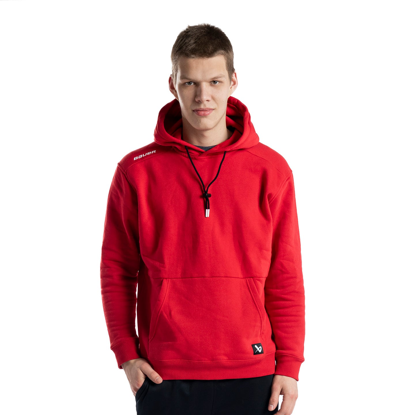 Bauer Team Hoodie Ultimate - rot - Sr.