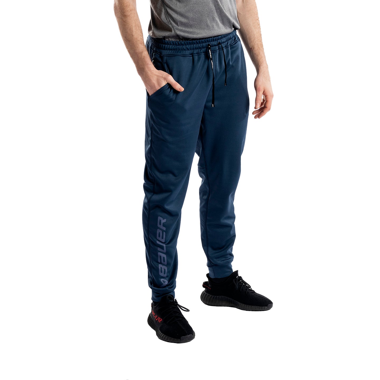 Bauer Fleece Jogger Team - marine - Sr.