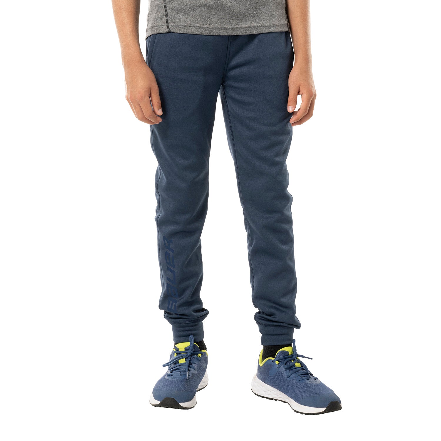 Bauer Fleece Jogger Team - marine - Yth.