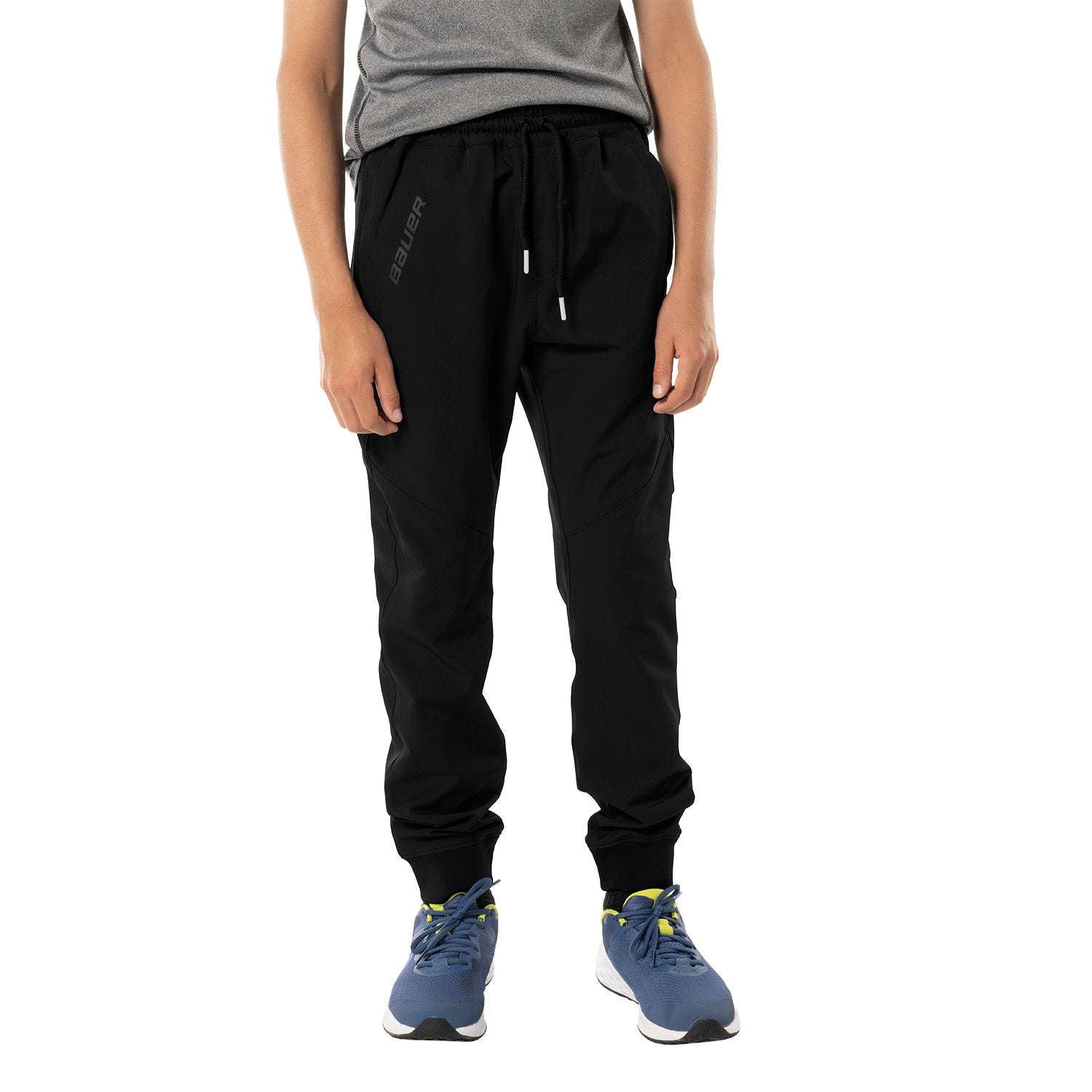 Bauer Woven Jogger Team - schwarz - Yth.