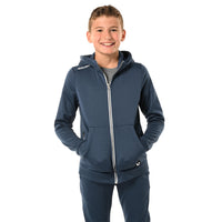 Bauer Fleece Zip Hoodie Team - marine - Yth.