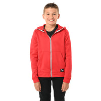 Bauer Fleece Zip Hoodie Team - rot - Yth.