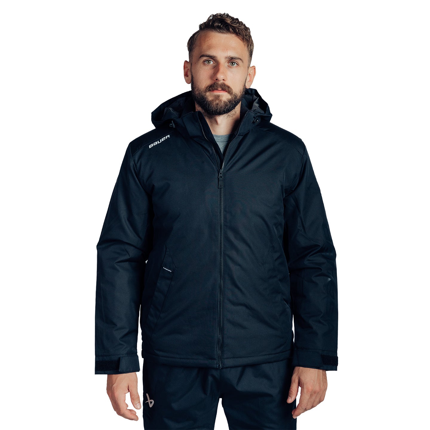 Bauer Team Heavyweight Jacke - schwarz - Sr.