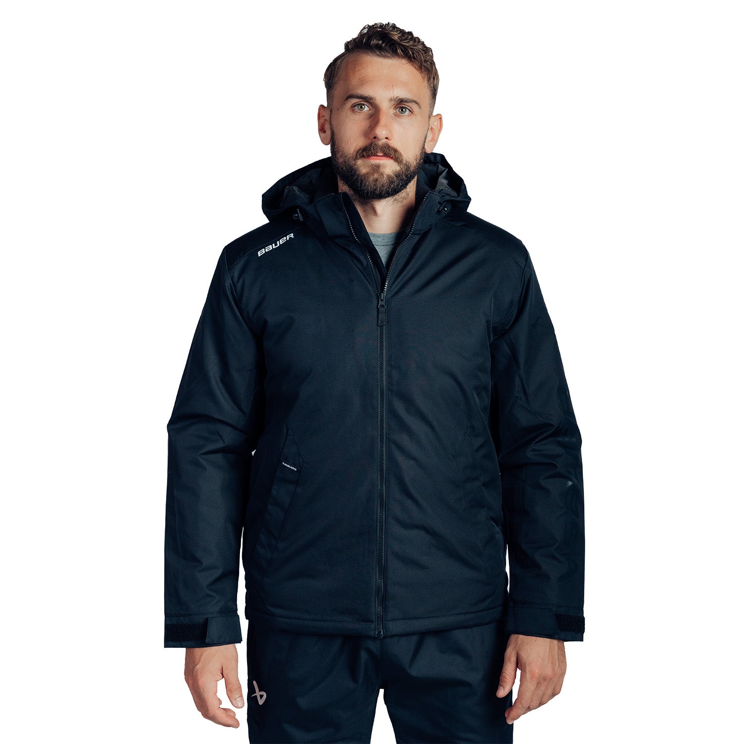 Bauer Team Heavyweight Jacke - schwarz - Sr.