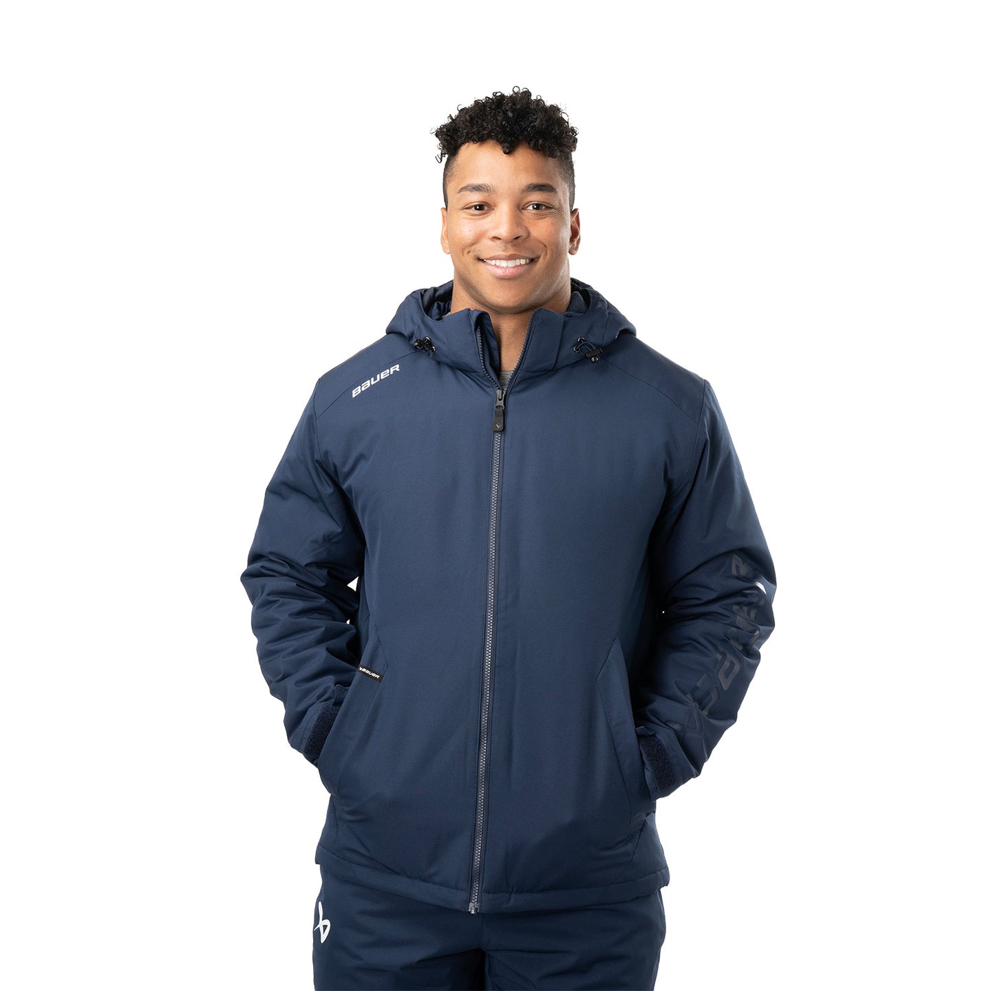 Bauer Team Heavyweight Jacke - marine - Sr.
