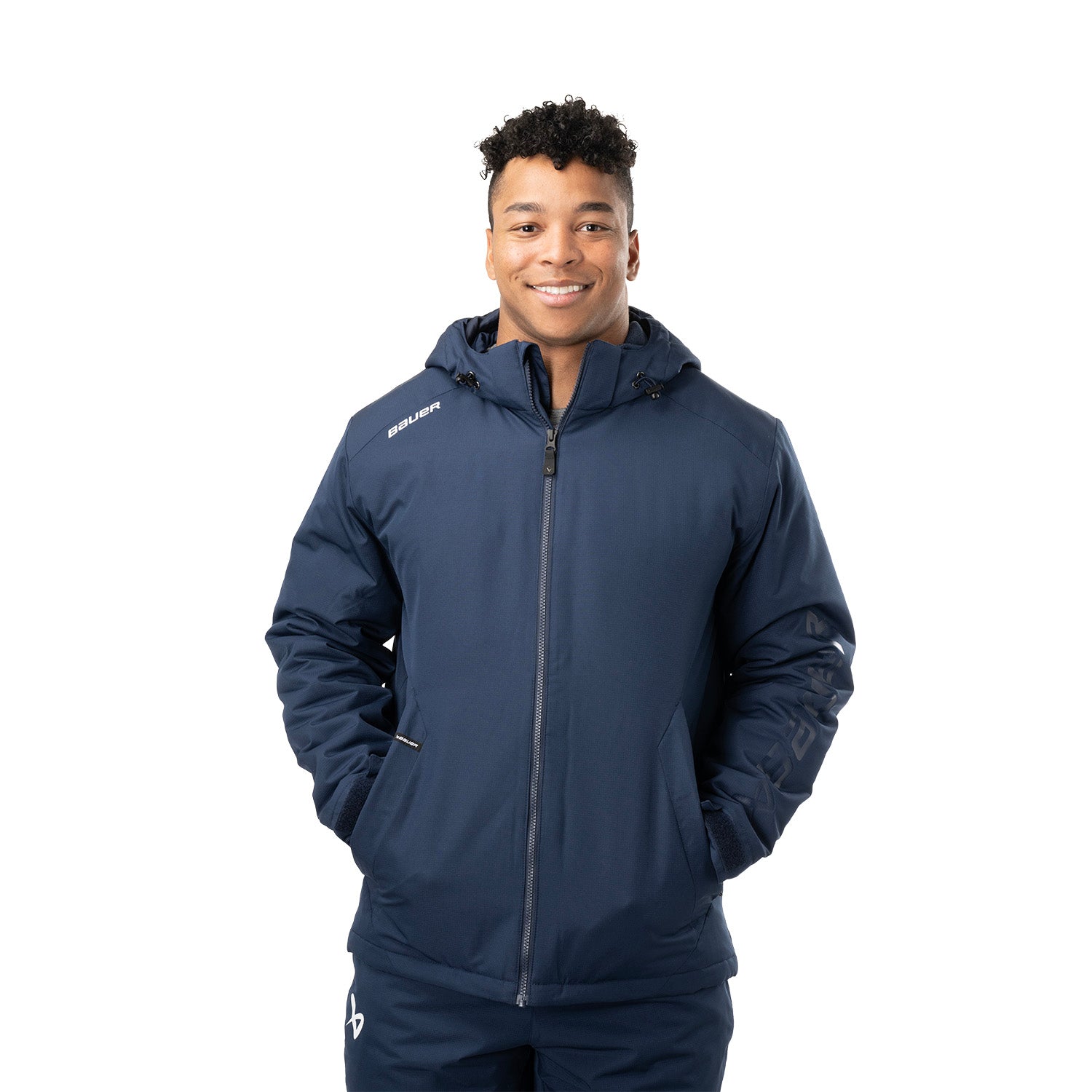 Bauer Team Heavyweight Jacke - marine - Sr.