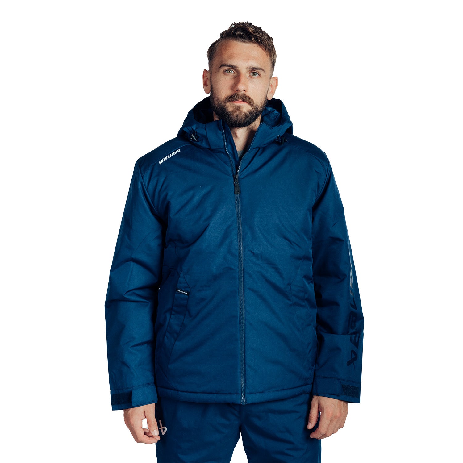 Bauer Team Heavyweight Jacke - marine - Sr.