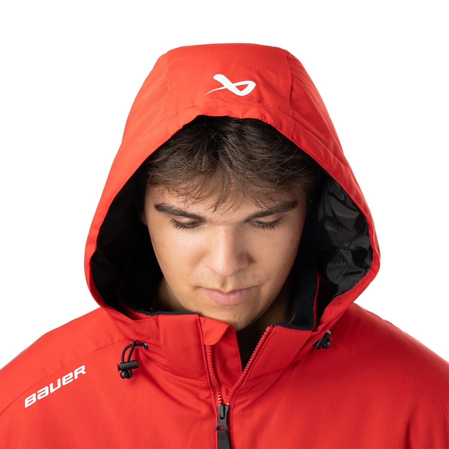 Bauer Team Heavyweight Jacke - rot - Sr.