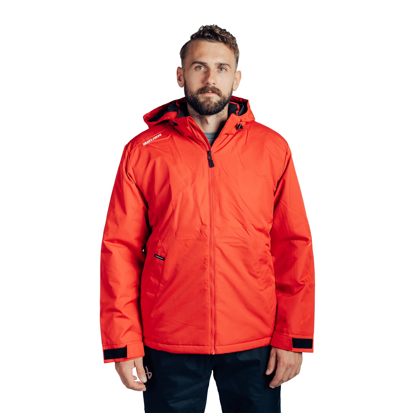 Bauer Team Heavyweight Jacke - rot - Sr.