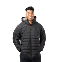 Bauer Team Puffer Jacke - schwarz - Sr.