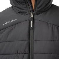 Bauer Team Puffer Jacke - schwarz - Sr.