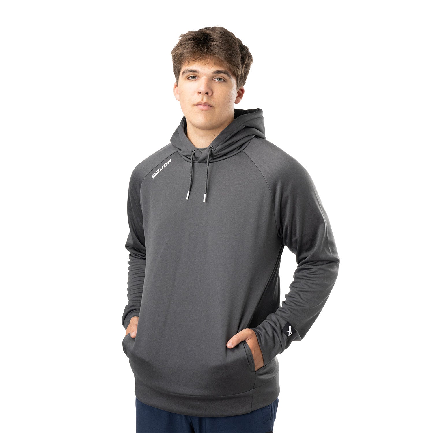 Bauer Team Tech Hoodie - grau - Sr.