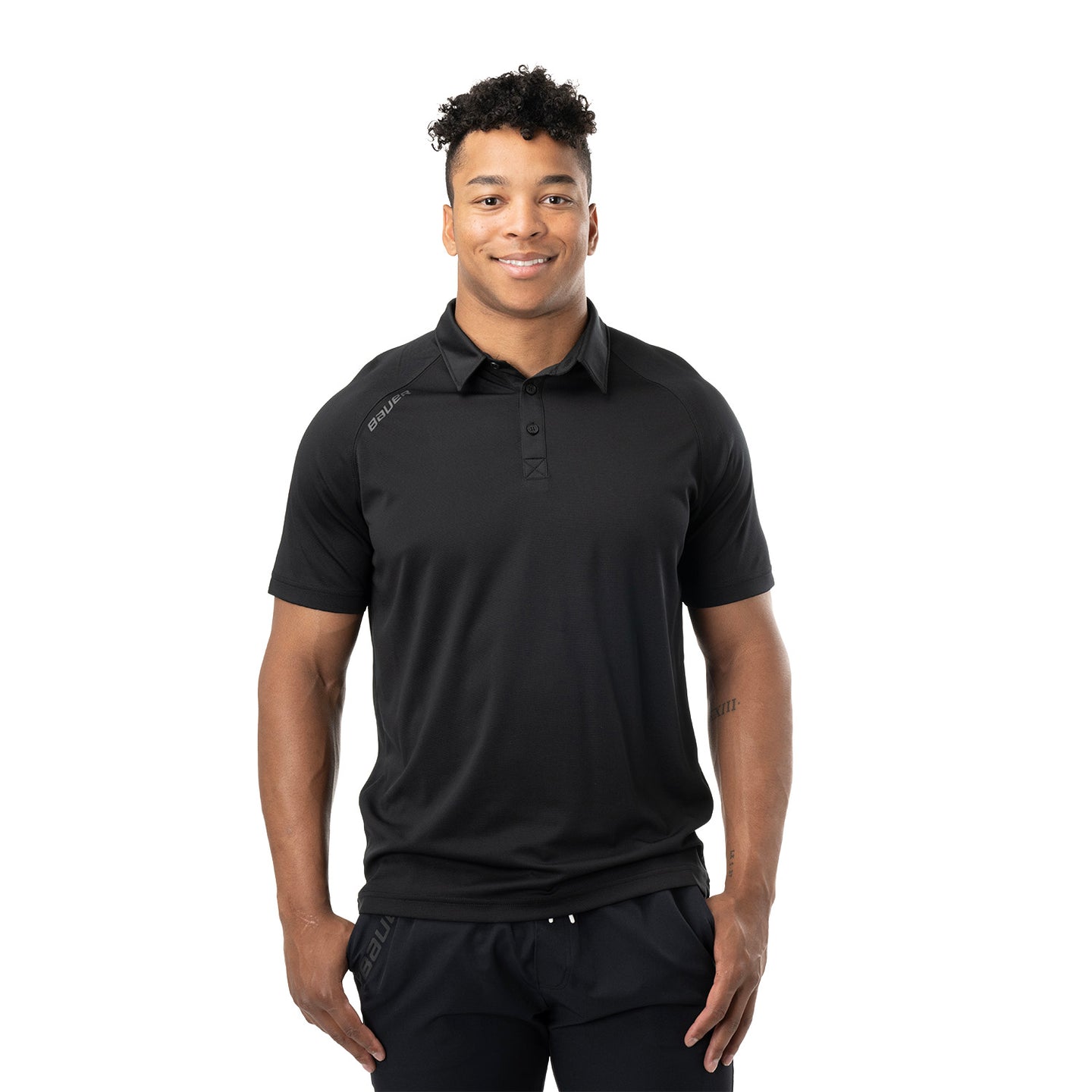 Bauer Team Polo - schwarz - Sr.