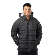 Bauer Team Puffer Jacke - schwarz - Yth.