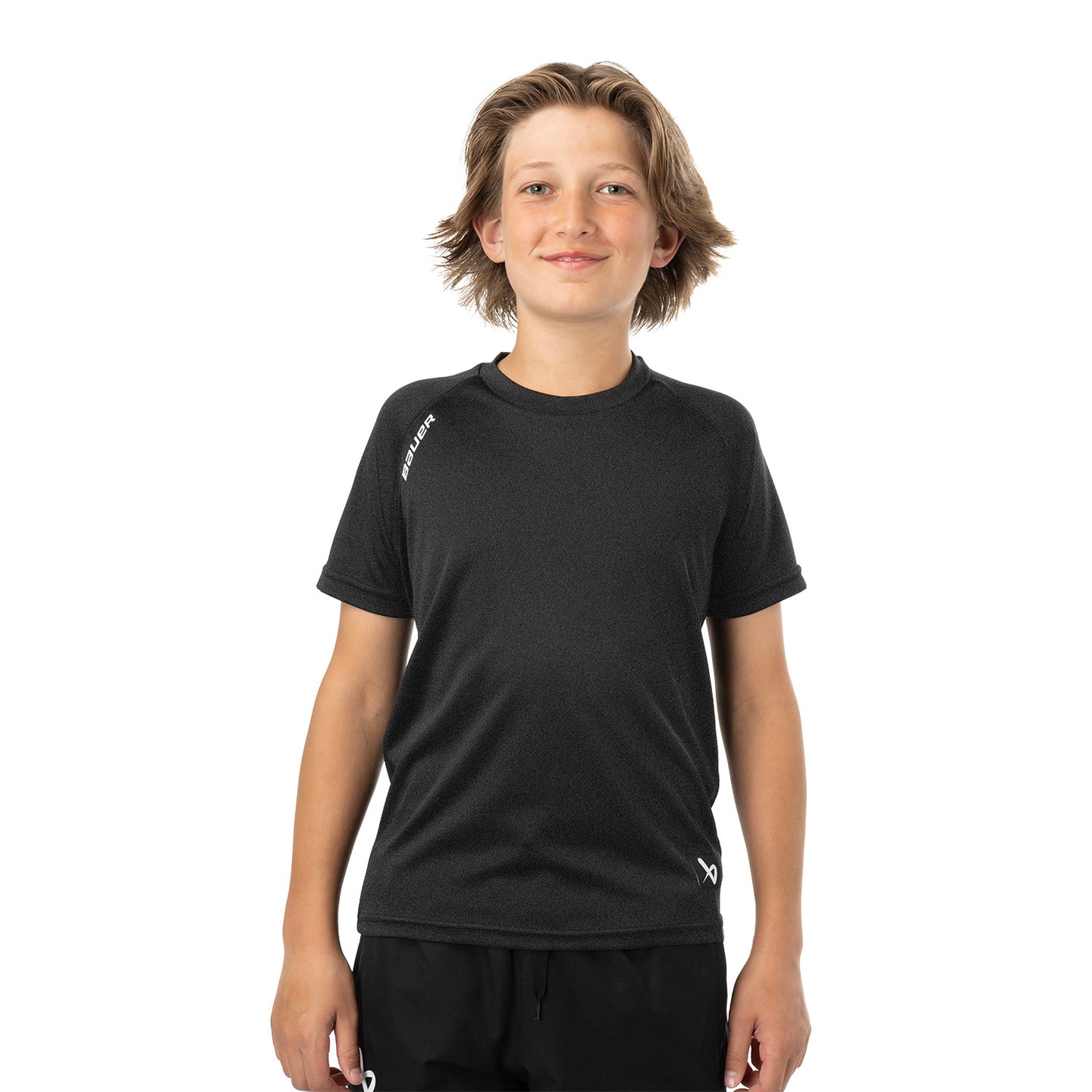 Bauer Team Tech Tee - schwarz - Yth.