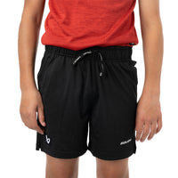Bauer Team Knit Short - schwarz - Yth.