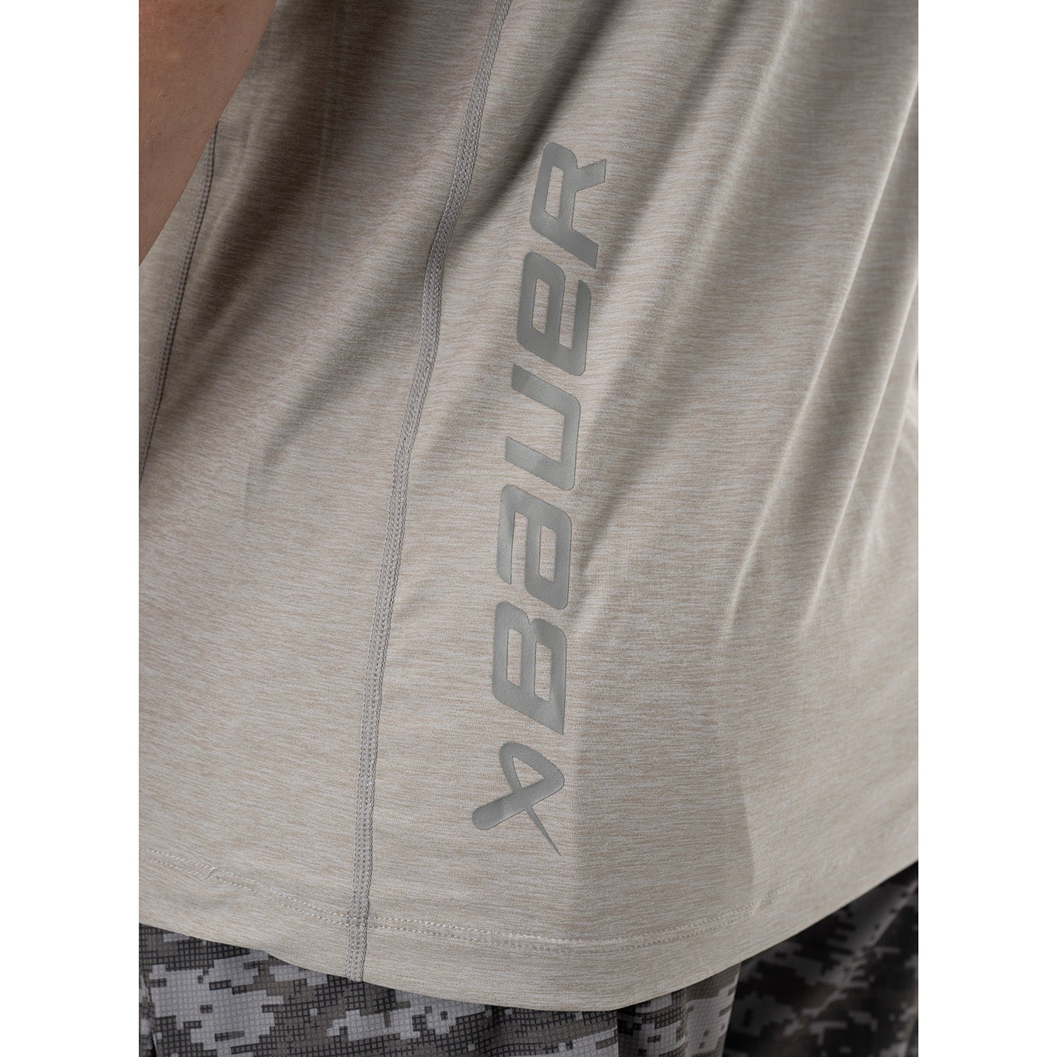 Bauer FLC Tech Tee - grau - Sr.