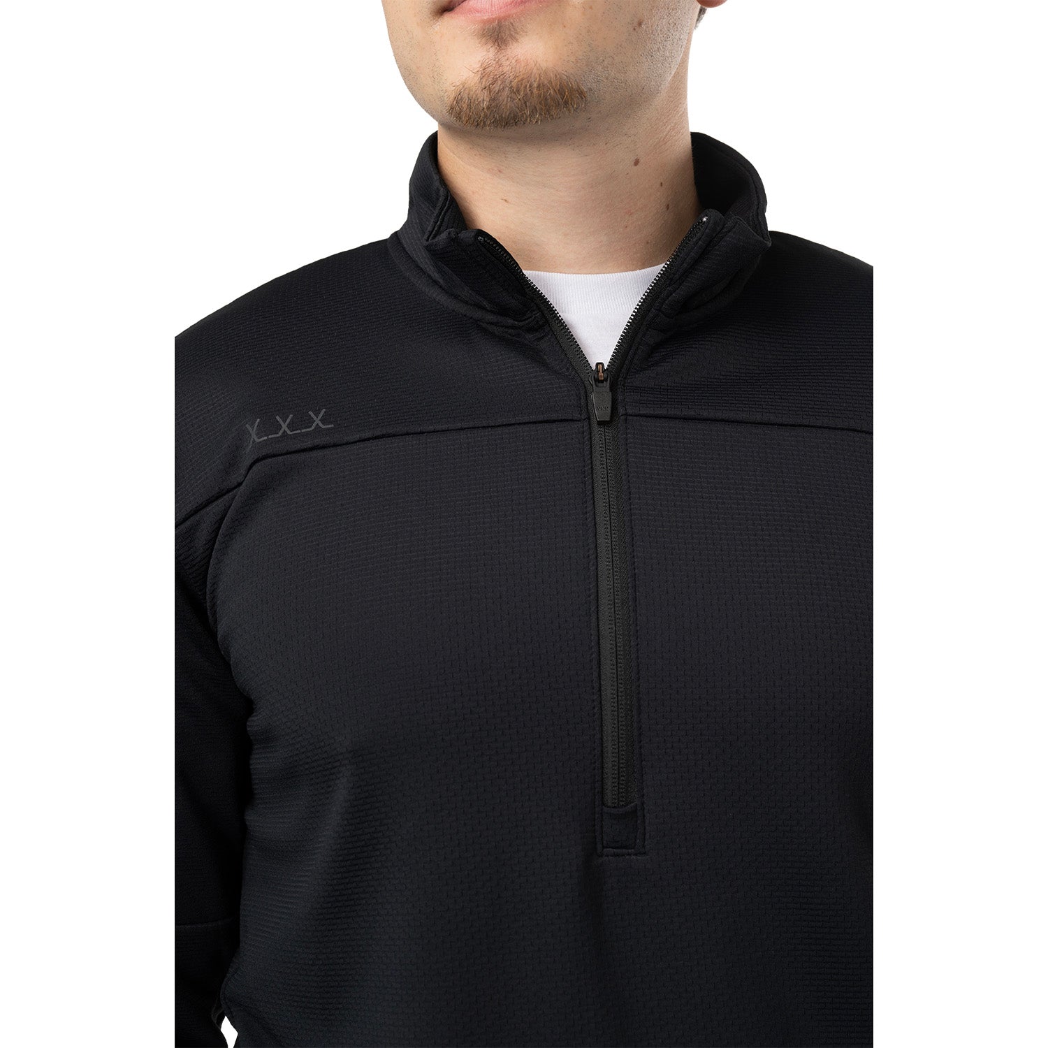 Bauer FLC Core Textured 1/4 Zip - schwarz - Sr.