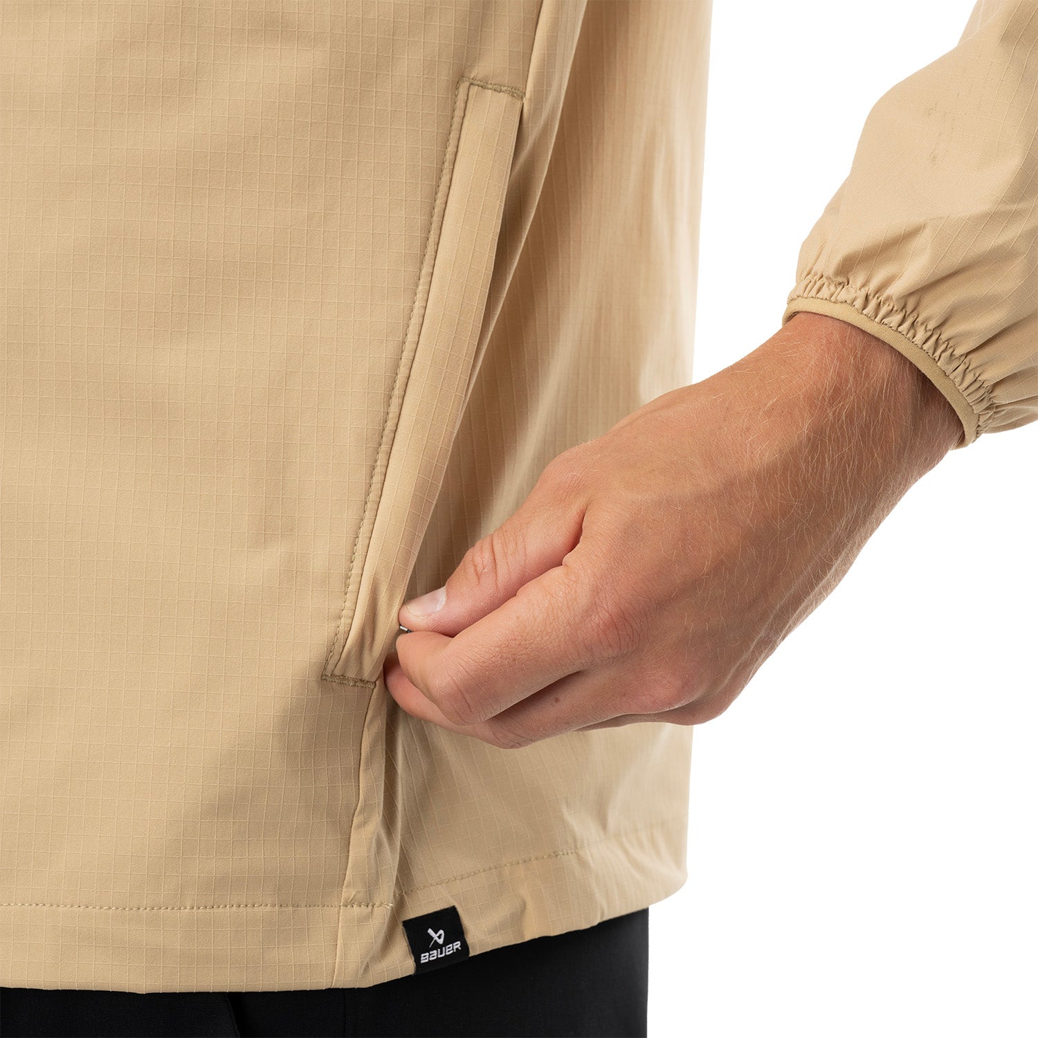 Bauer FLC Ripstop Running Shell - beige - Sr.