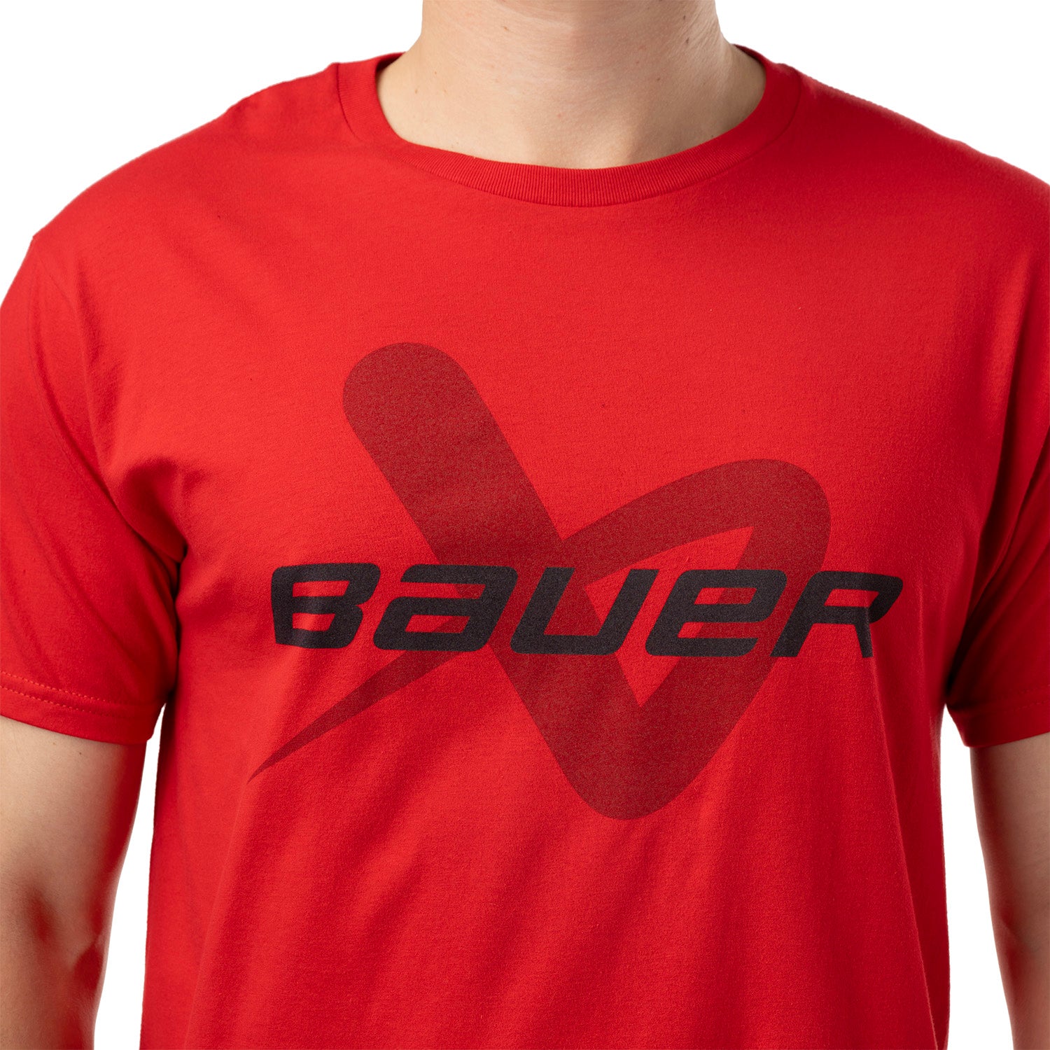 Bauer Core Lockup Tee - rot - Sr.