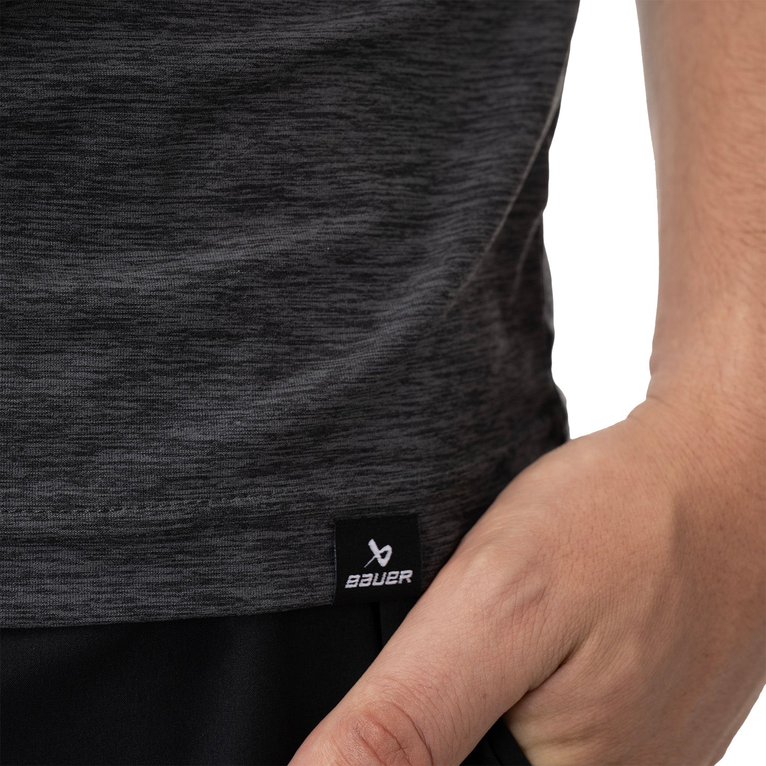 Bauer FLC Core Performance Polo - grau - Sr.