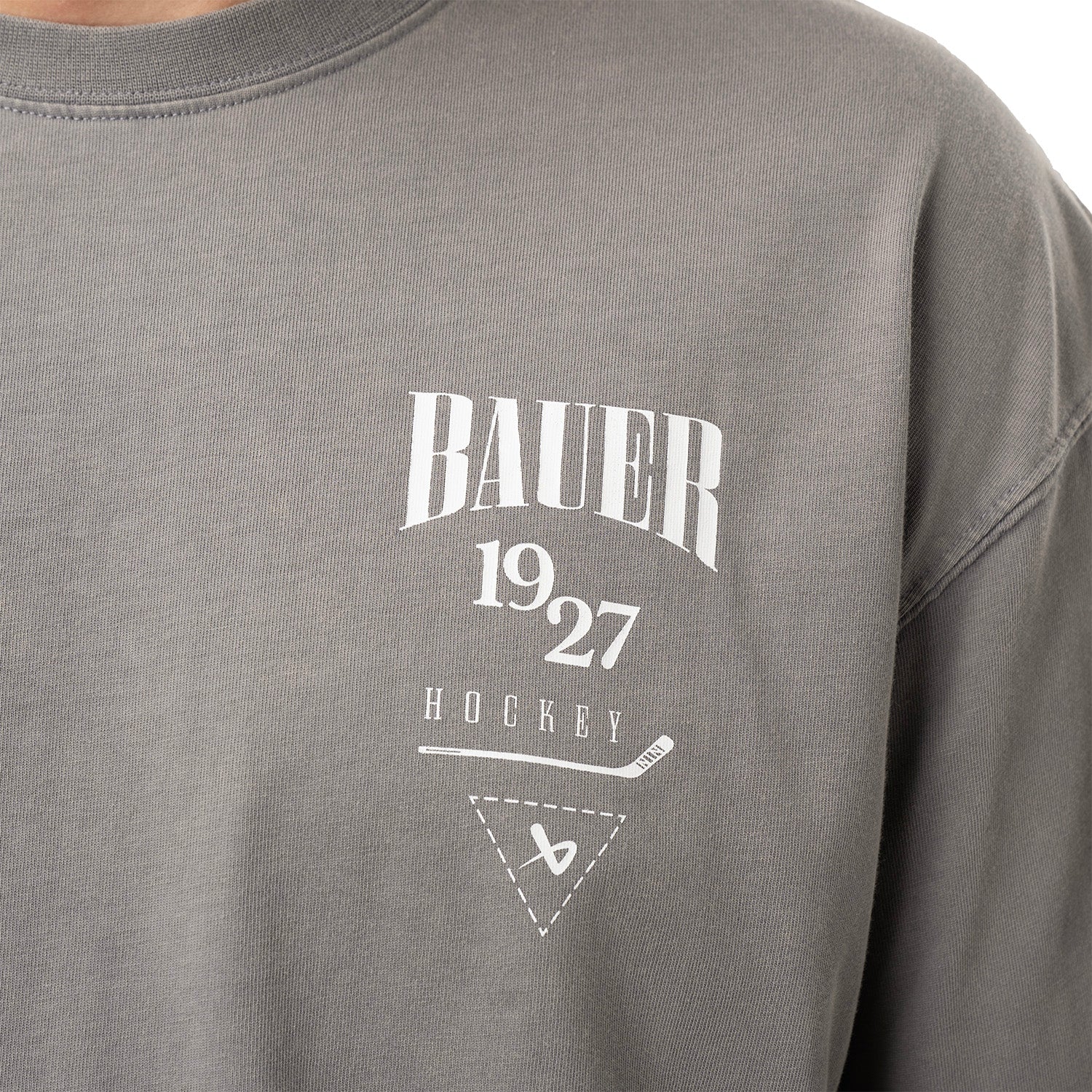 Bauer Longsleeve Acid Wash - grau - Sr.