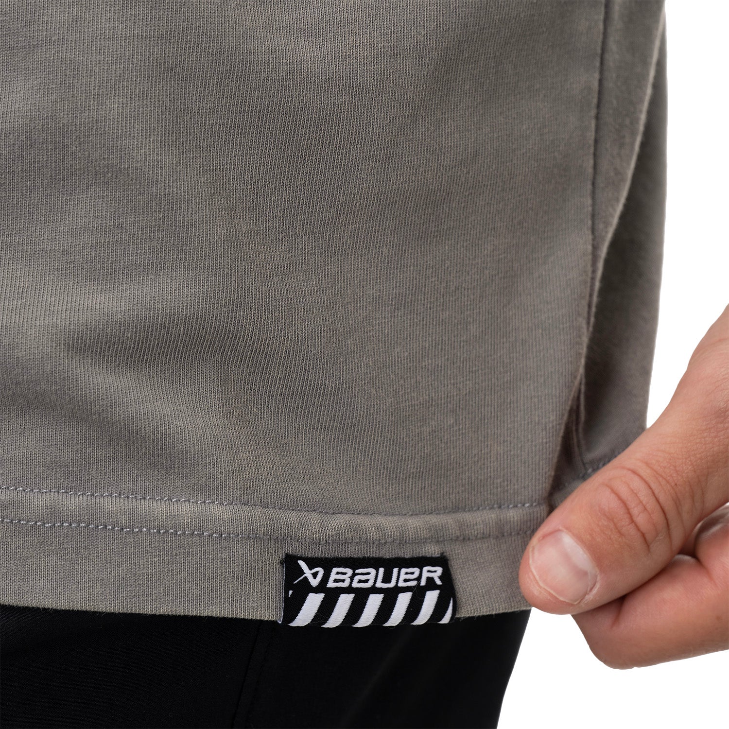 Bauer Longsleeve Acid Wash - grau - Sr.