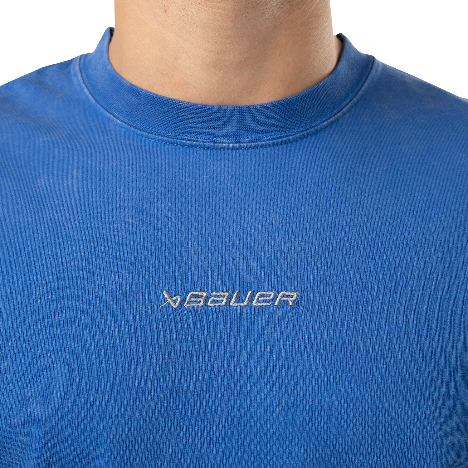 Bauer Longsleeve Acid Wash - blau - Sr.