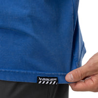 Bauer Longsleeve Acid Wash - blau - Sr.