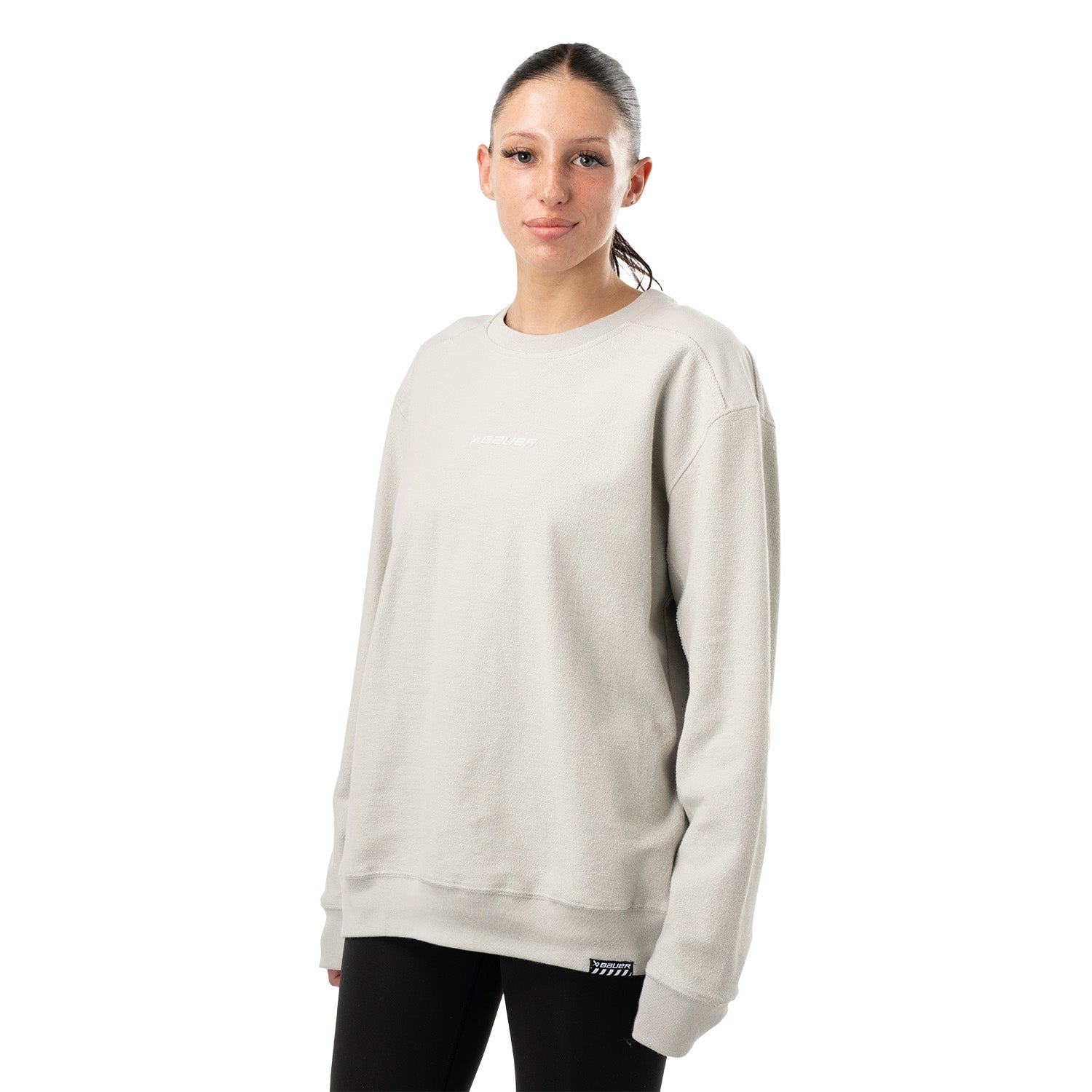 Bauer Crew Sweater Exposed Seam - grau - Sr.