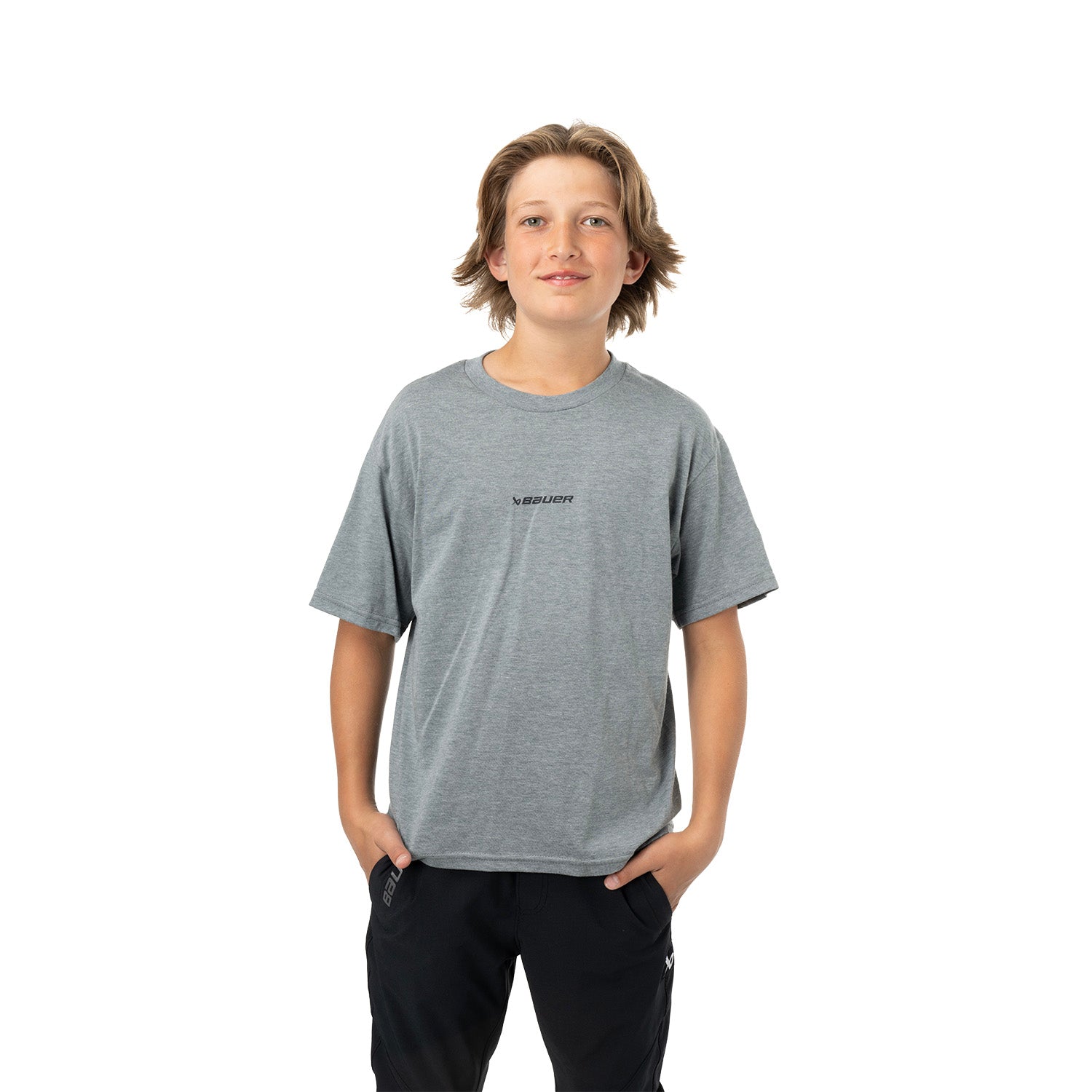 Bauer Core Tee - grau -Yth.