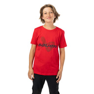 Bauer Core Lockup Tee - rot - Yth.