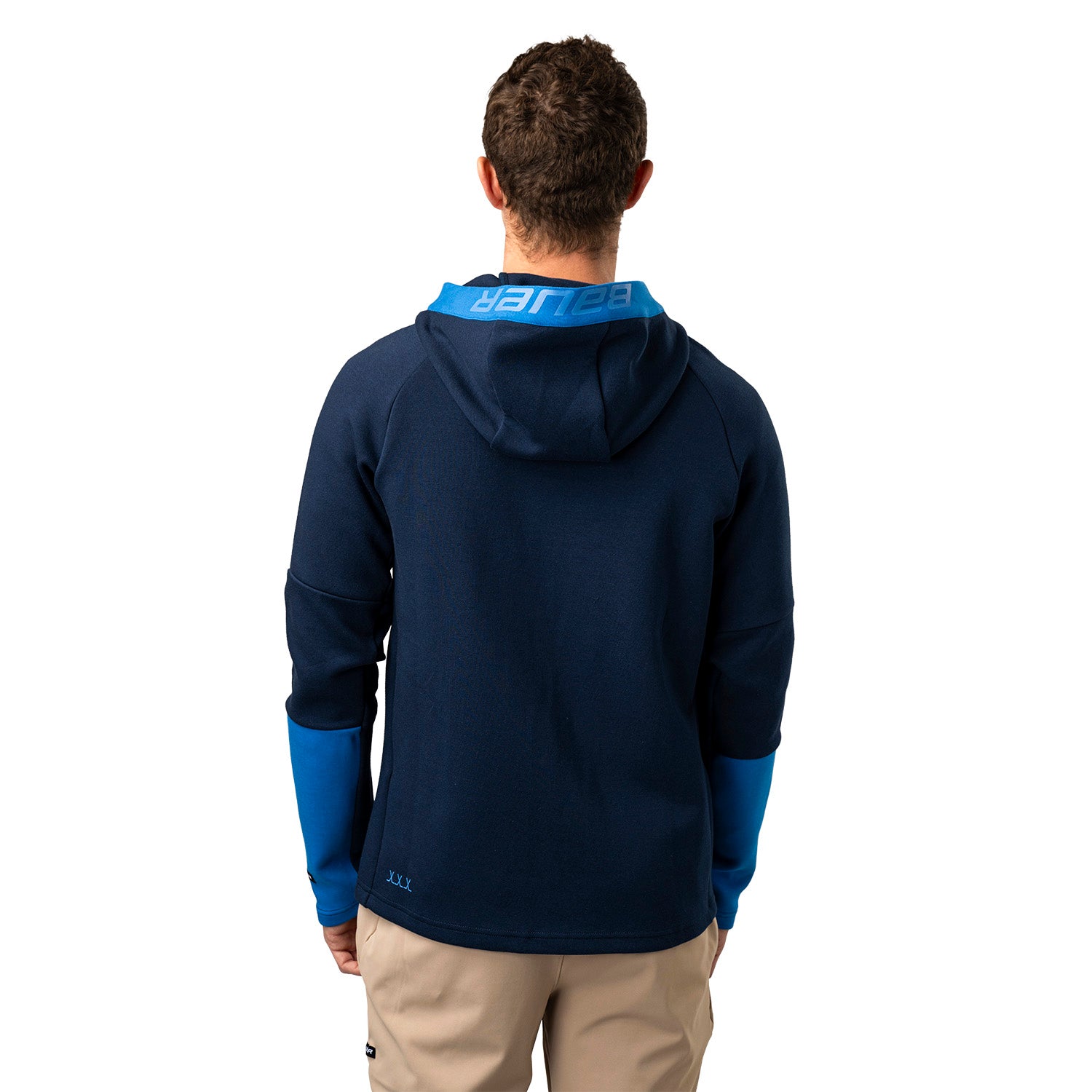 Bauer FLC Full Zip Colorblock - marine - Sr.