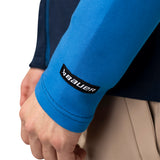 Bauer FLC Full Zip Colorblock - marine - Sr.