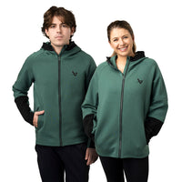Bauer FLC Full Zip Colorblock - grün - Sr.