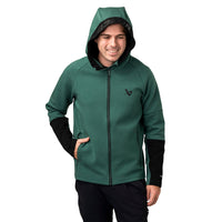 Bauer FLC Full Zip Colorblock - grün - Sr.