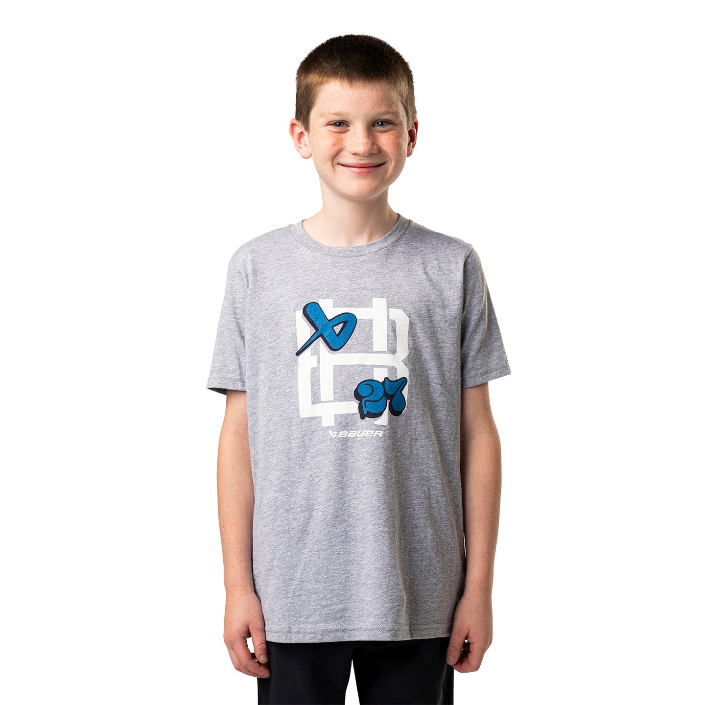 Bauer Tee Graphic - grau - Yth.