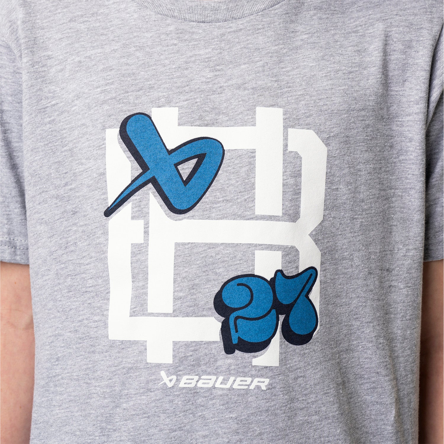 Bauer Tee Graphic - grau - Yth.