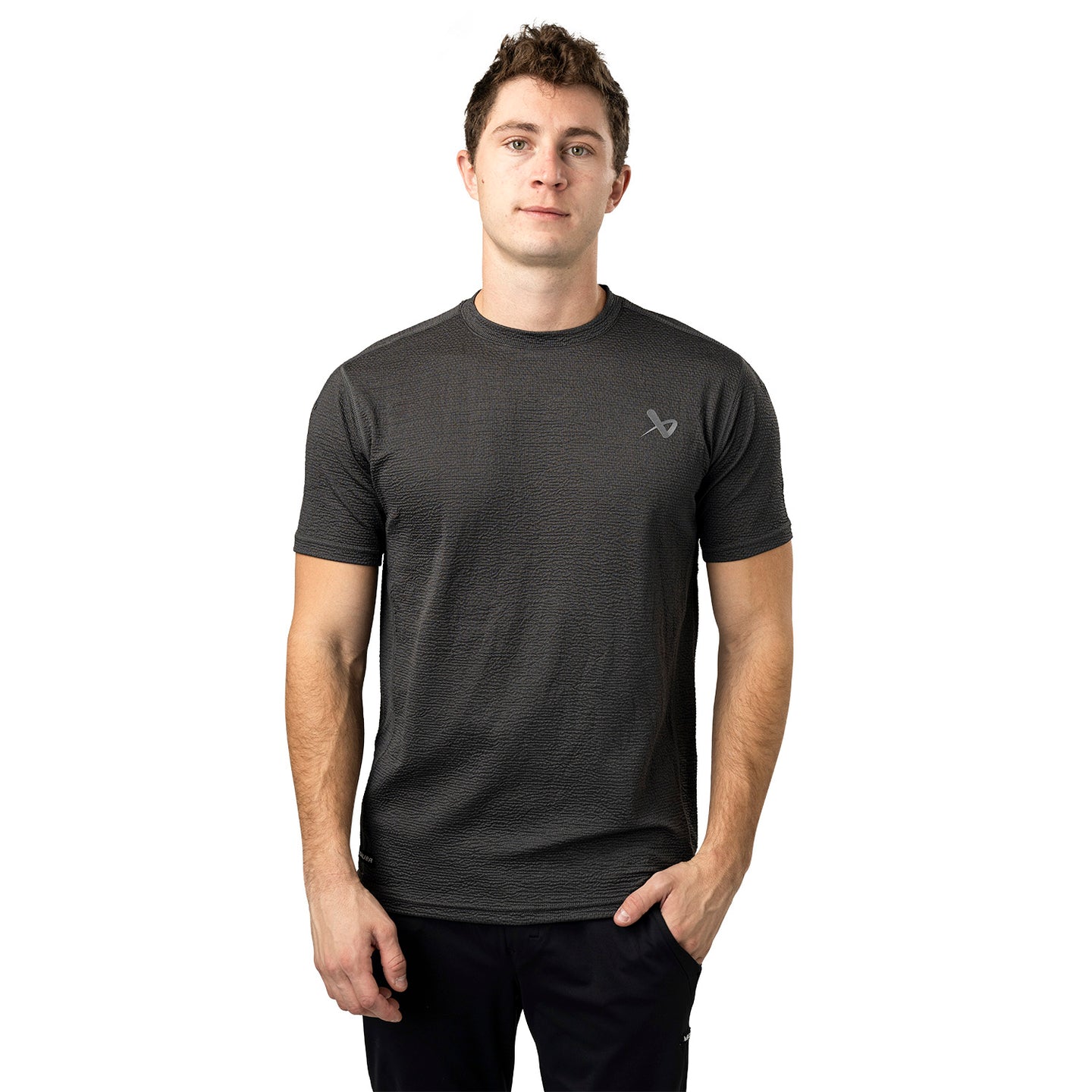 Bauer FLC Textured Tech Tee - grau - Sr.