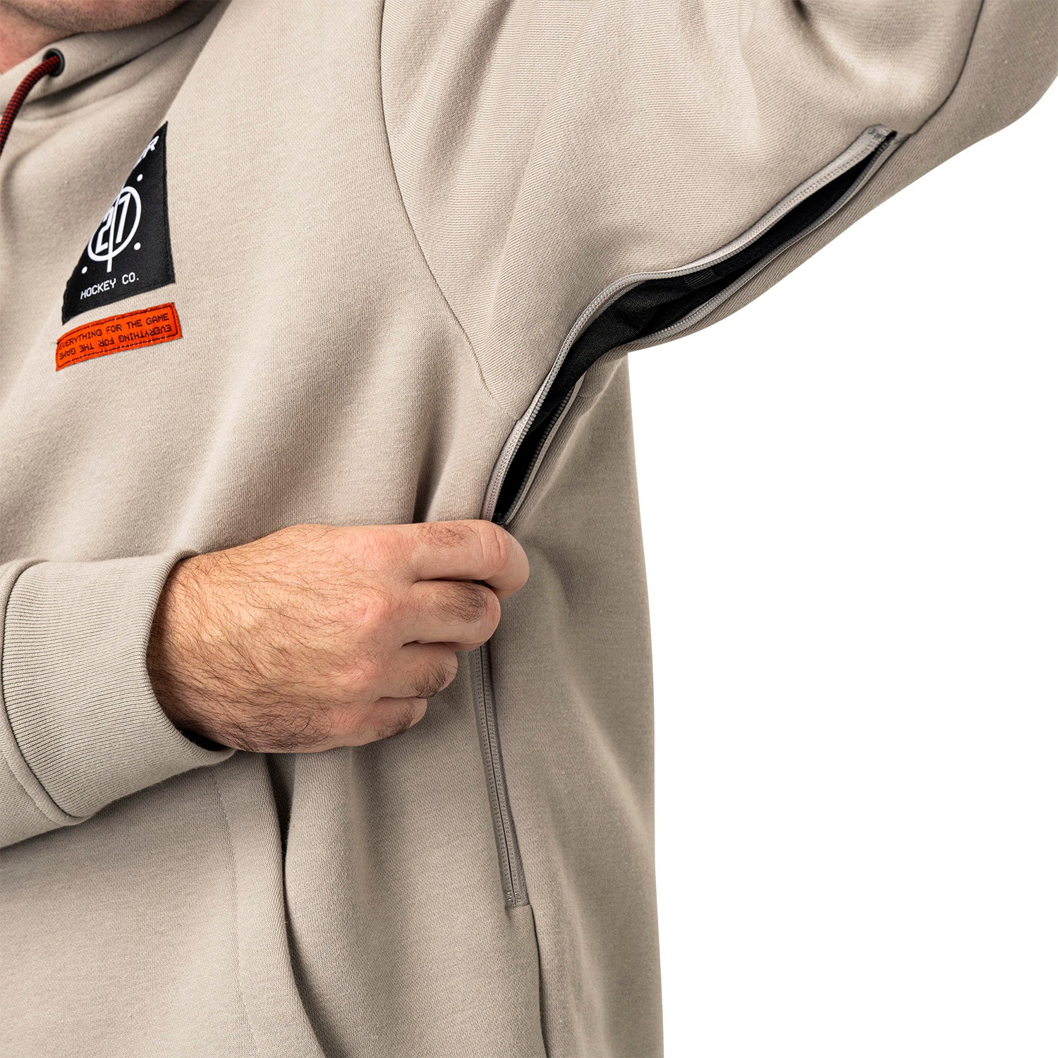 Bauer Lined Fleece Hoodie - grau - Sr.