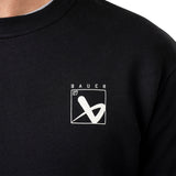 Bauer Quilted Crew - schwarz - Sr.