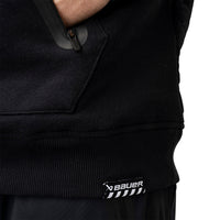 Bauer Quilted Crew - schwarz - Sr.