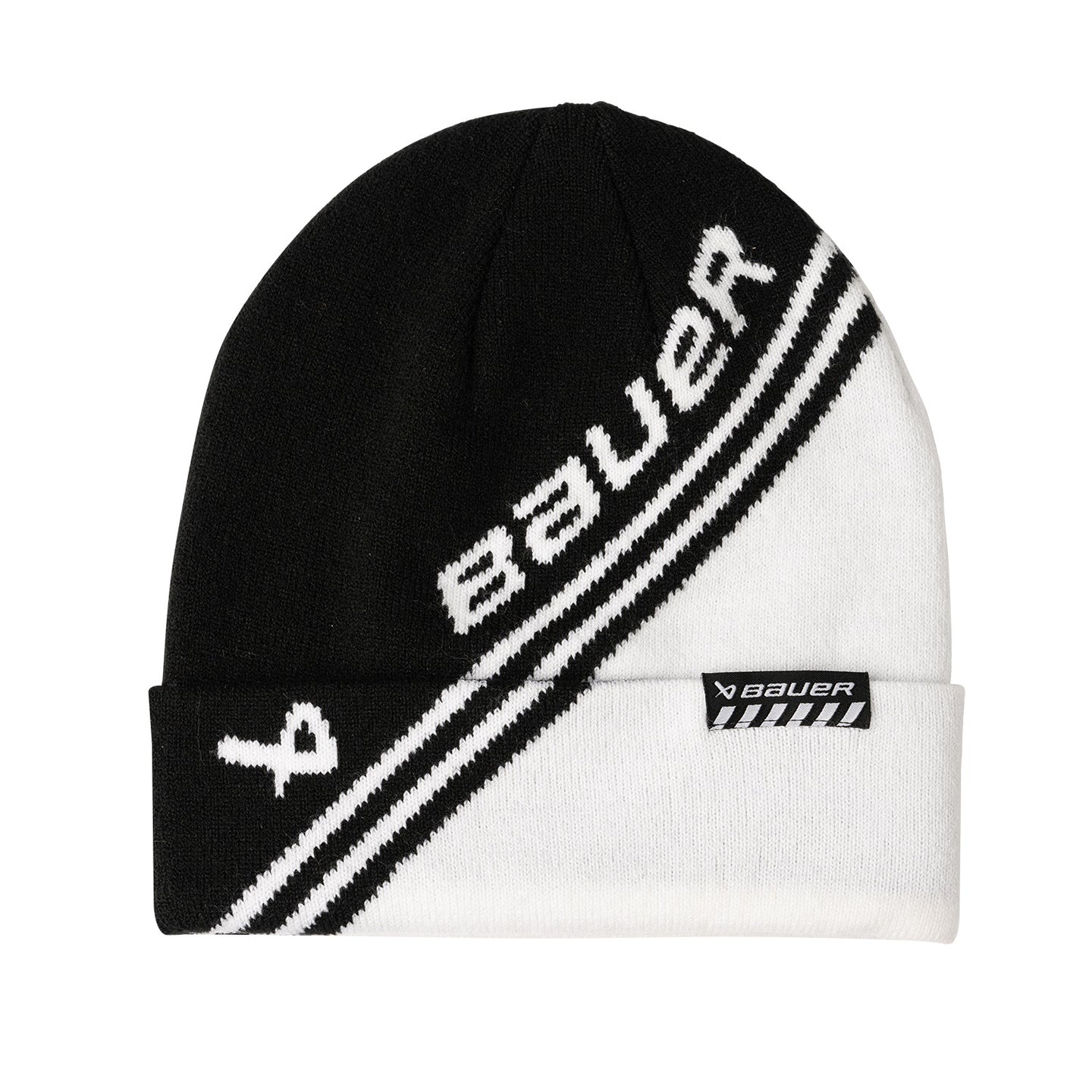 Bauer Toque Colorblock - schwarz/weiß - Sr.
