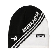 Bauer Toque Colorblock - schwarz/weiß - Sr.