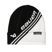 Bauer Toque Colorblock - schwarz/weiß - Sr.